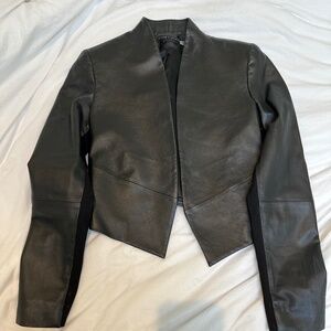 Alice + Olivia Harvey Leather Jacket